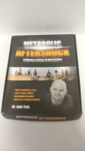 METABOLIC AFTERSHOCK Dr. Jade Teta (4 DVD Box Set w/ Program Guide)