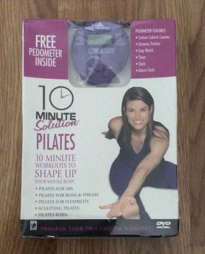 10 Minute Solutions Pilates With Free Pedometer New Sealed