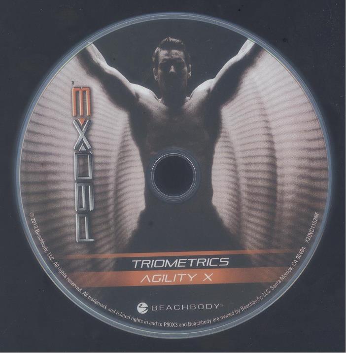 Replacement disc P90X3 Extreme Fitness Accelerated - Triometrics Agility X DVD