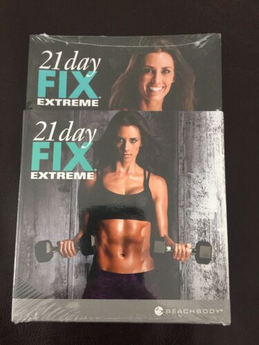 BRAND NEW: BeachBody 21 Day Fix Extreme DVDs with Nutrition Guide/ SEALED