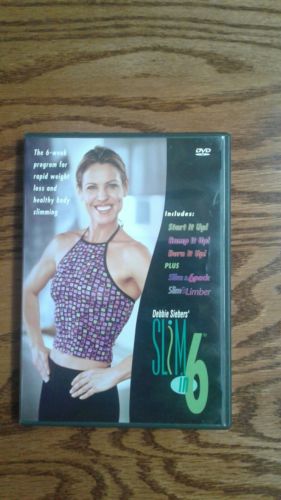 Slim in 6 Six 6-Week Program (2) DVDs Debbie Siebers Exercise & Fitness