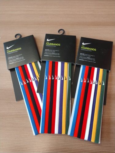 Nike hairbands 8 pk New 8 colors 887791130914 lot of 3