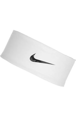 Brand New Nike Fury Headband 2.0 (Unisex,White/Black)