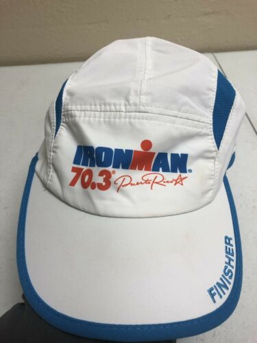 IRONMAN 70.3 Puerto Rico Finisher Running Strapback Race Hat Cap Polyester c24