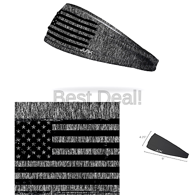 JUNK Brands Americana Collection Headbands Grey