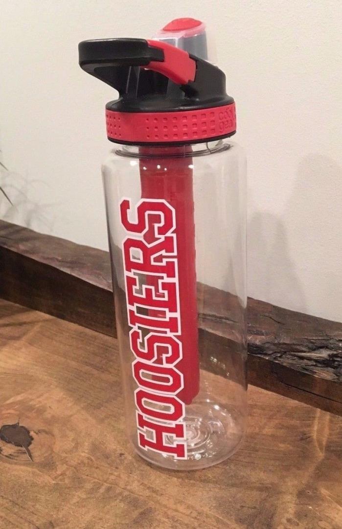 Indiana Hoosier water bottle with cooling cylinder by Cool Gear
