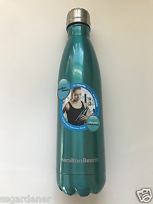Hamilton Beach Double Wall Stainless Steel Vacuum Insulated Water Sports Bottle