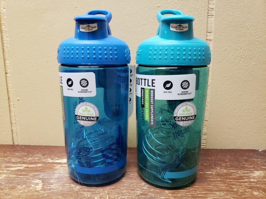 LOT OF 2 - 20 OZ. BLENDER BOTTLE CLASSIC WITH LOOP PROTEIN SHAKER