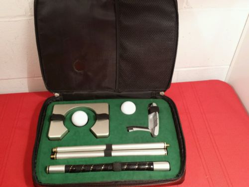 Portable indoor golf putting training set executive practice kit putter Cup Case