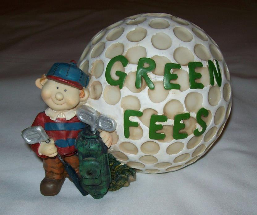 Golfers Green Fees Piggy/Coin Bank