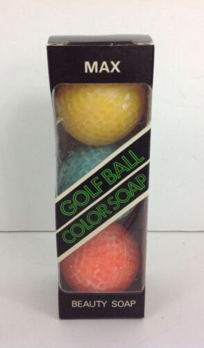 Golf Ball Beauty Soap By MAX Vintage Gift Novelty Made In Japan New In Box