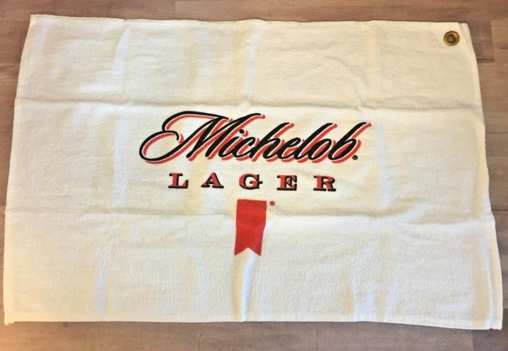 Michelob Lager Golf/Bar Towel Tees Golf Balls Tee Puller Set