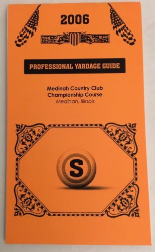 Stracka Line 2006 Medinah Championship Professional Yardage Lucas Orange Golf