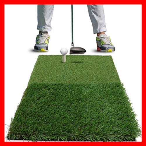 Rukket Twin Turf XL Golf Hitting Grass Mat Realistic Fairway & Rough 36