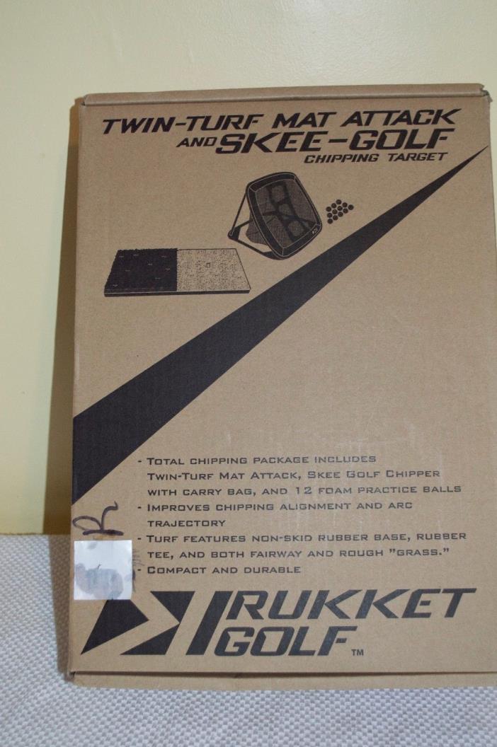 Rukket Skee Pop Up Golf Chipping Net Plus Turf Mat Outdoor Indoor GolfingTarget