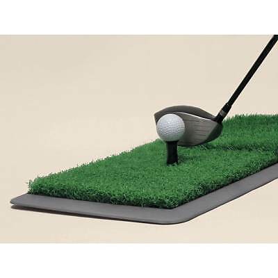 Golf Driving Range & Chipping Training Practice Hitting Aid Turf Mat w Tee