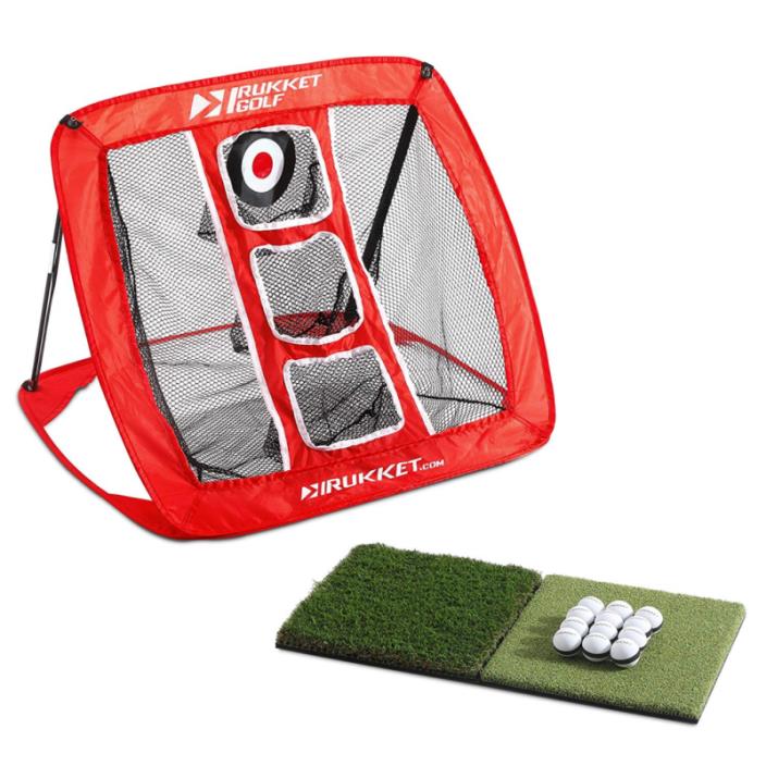 Rukket Pop Up Golf Chipping Net | Outdoor/Indoor Golfing Target Accessories and