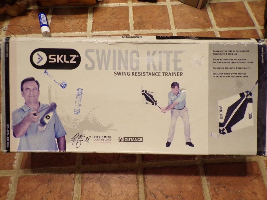 NIB Rick Smith Skills Swing Kite Golf Training Aid Sealed Box Great Gift!