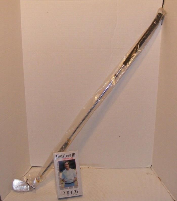 Medicus Dual Hinge 5 Iron Right Hand Golf Club & VHS Davis Love III  NEW SEALED