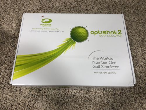 OptiShot 2 Golf Simulator Kit NEW IN BOX, 36x51 mat included With Turf Upgrade!!
