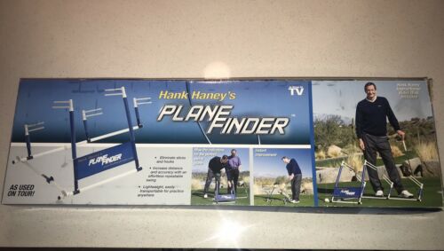 EUC Hank Haney Plane Finder Golf Swing Training Aid * WITH DVD Right Handed NEW!