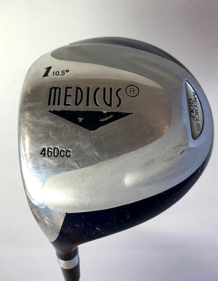 Medicus Men's 460CC Driver Swing trainer golf Club, Dual Hinge left handed 10.5*