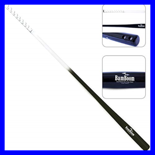 Bamboom Golf Training Aids Swing Trainer Proven Way To Incr WHITE/Black 45