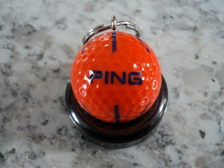 Ping Karsten Basketball Keychain Golf Ball Mint