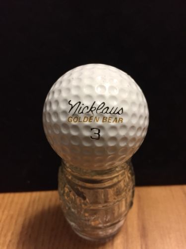 MacGregor Jack Nicklaus Golden Bear Signature Logo Golf Ball, Old Vintage