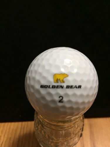 Jack Nicklaus Golden Bear Signature Logo Golf Ball, Old Vintage