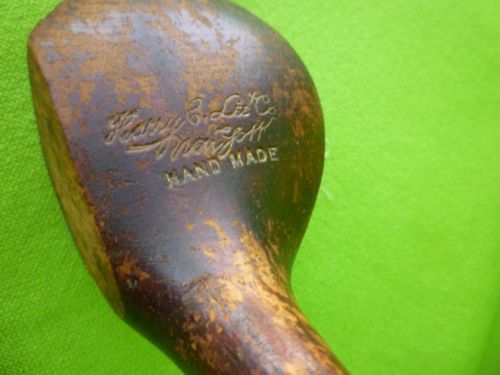 VINTAGE Hickory Shaft Hand Made Harry C Lee 3 Wood Golf Club Decor RARE