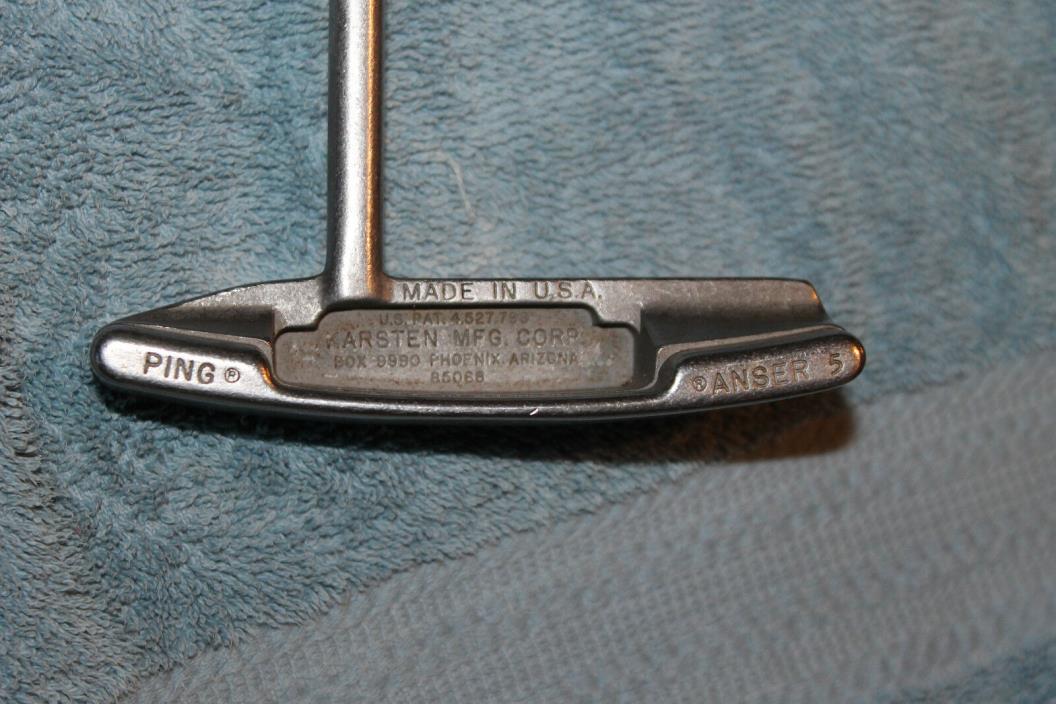 Hard to find PING ANSWER 5 Putter right hand 35 inch