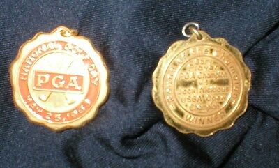 Vintage PGA National Golf Day medal 1963 Jack Nicklaus v Gary Player 25mm Mint