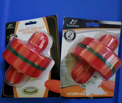 2XSombrero Hover Hockey Pushers 2 Set Red For Air Powered Table Eastpoint Sports