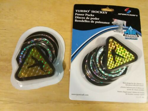 Turbo or air hockey replacement pucks from Sportcraft (lot of 8)