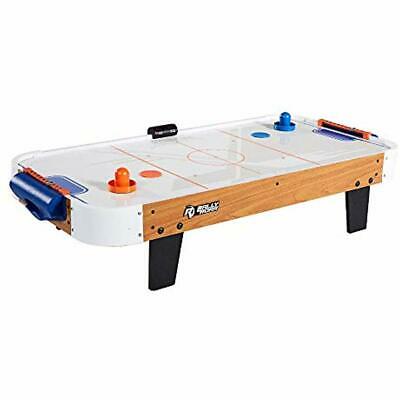 Tabletop Air Hockey Table, Travel-Size, Lightweight, Plug-in Mini Air-Powered 2