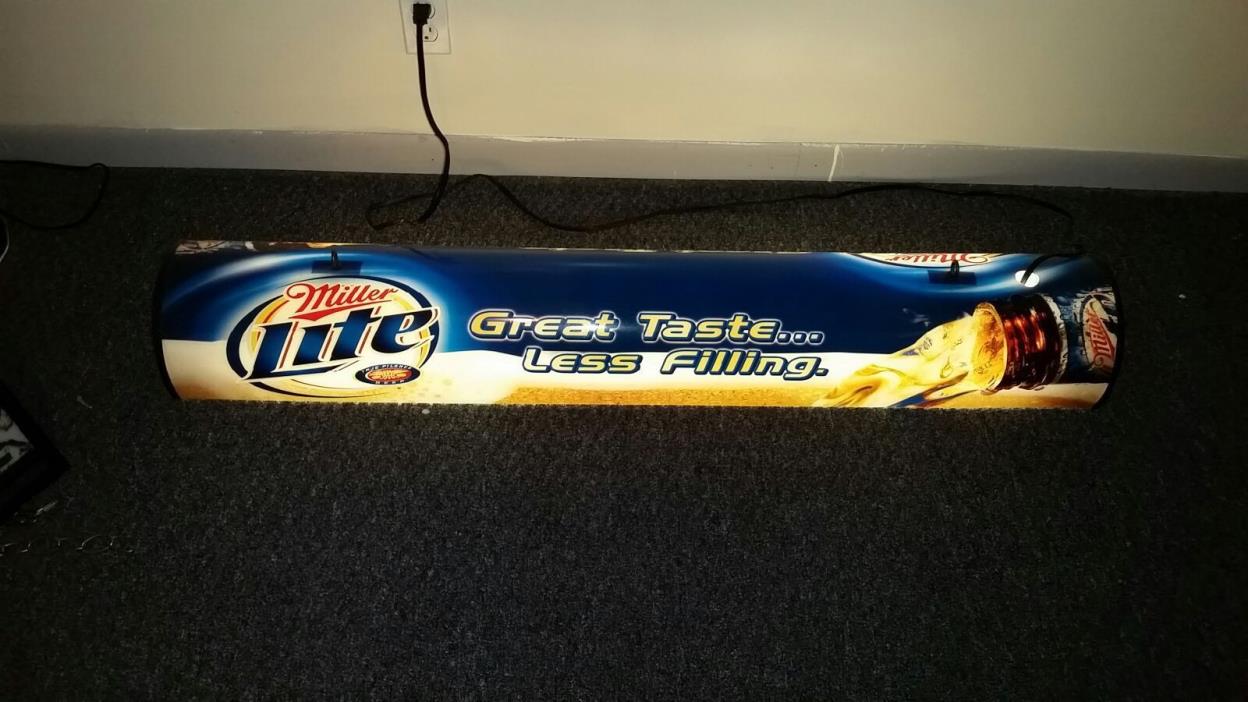 MILLER LITE POOL TABLE LIGHT