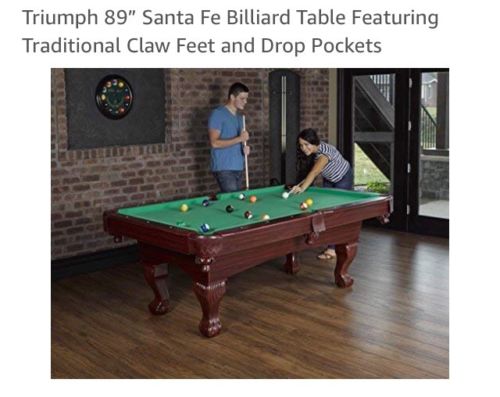 Triumph 89” Santa Fa Billiard Pool Table