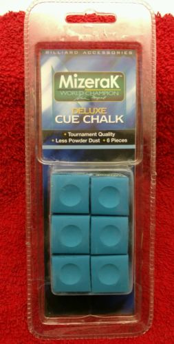 Mizerak Cue Chalk - Pool & Billiards 6 Pcs PO843