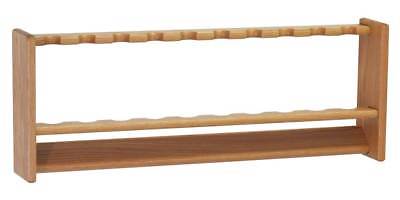 10-Pool Cue Rack in Light Oak Finish [ID 3617794]