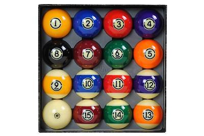 Billard Pool Ball Set/16 Balls (2-1/4