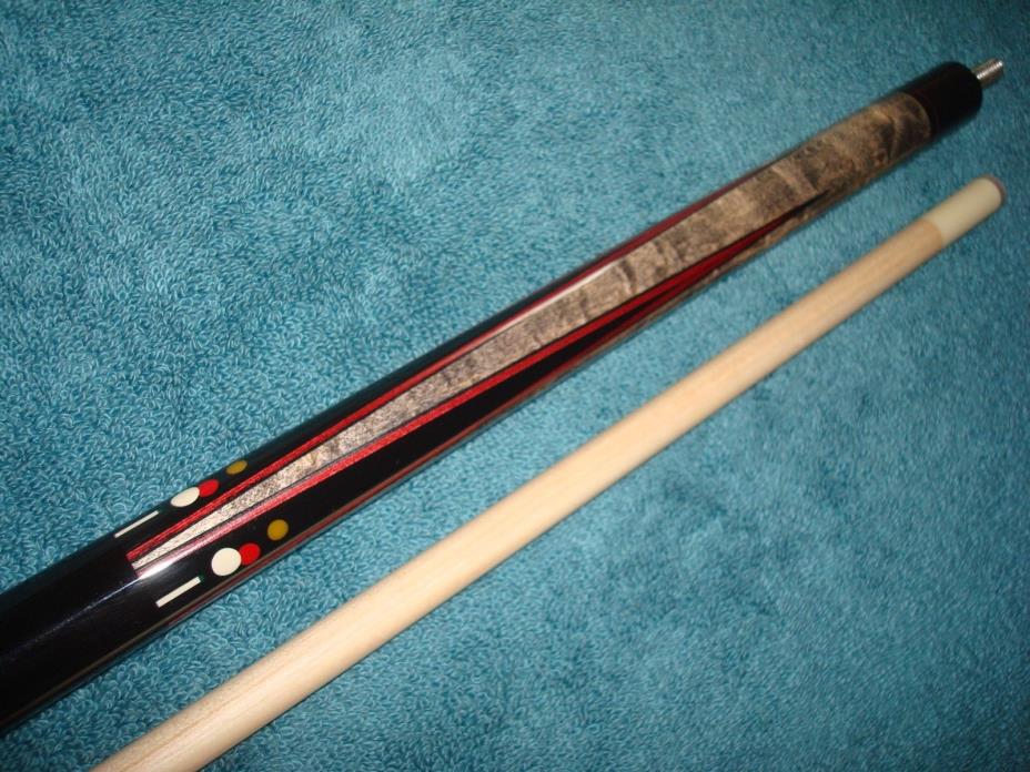 New Meucci Pool Cue with Black Dot Shaft, 19 Ounce Cue Stick