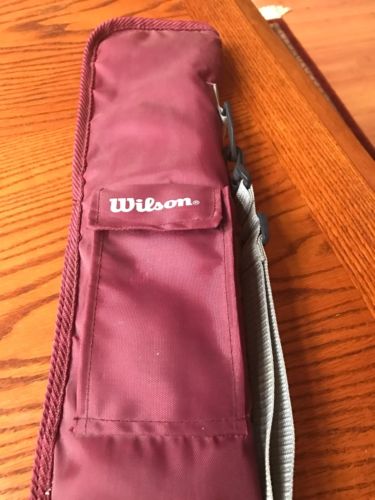 Wilson Pool Cue Stick Soft Case Great Condition Adjustable Strap