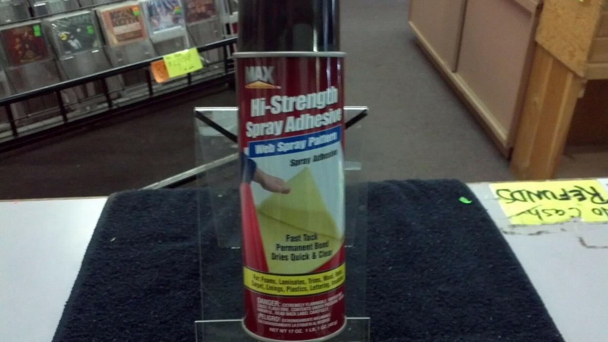 Max Hi Strength Spray Adhesive Glue - Large 16 Oz Can
