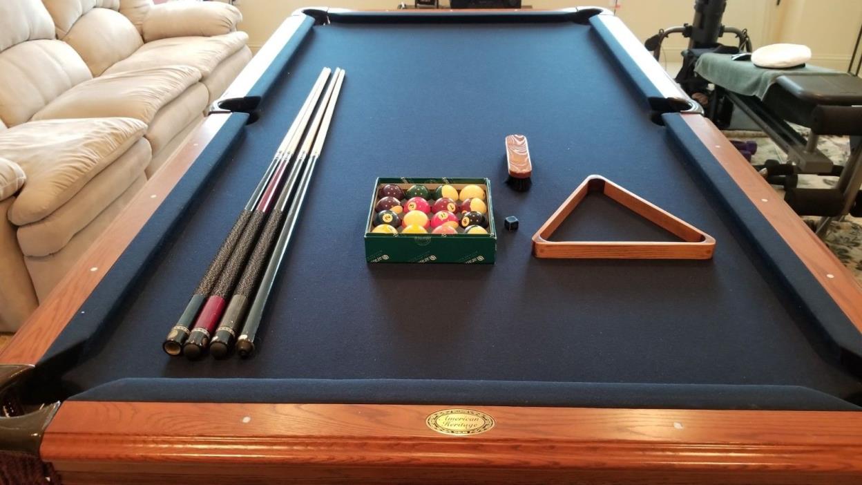 American Heritage Billiard Pool Table (local pickup Allen TX only)