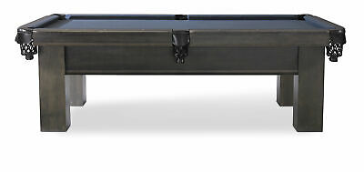 Plank & Hide Elias 8' Slate Pool Table Black