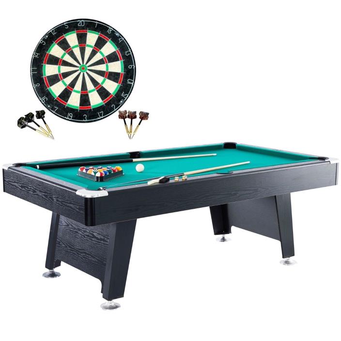84 Inch Arcade Billiard Table Dartboard Set Barrington Sports Playing Game Play