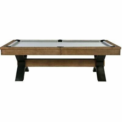 Plank & Hide Knox Slate Pool Table Black