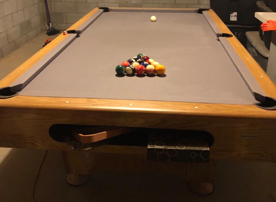 Pool Table Standard Size National Brand