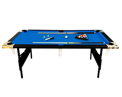 Simba USA Inc 6' Pool Table with Portable Snooker Accessories